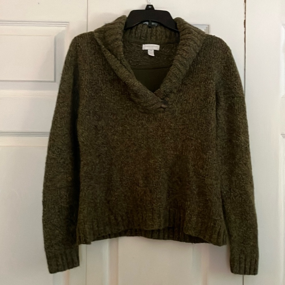 Cozy Olive Green Sweater